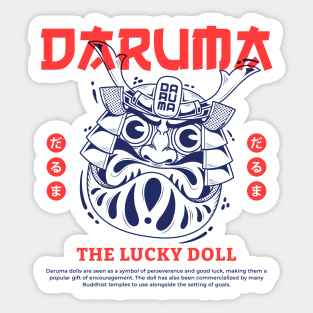 Daruma The Lucky Doll Sticker